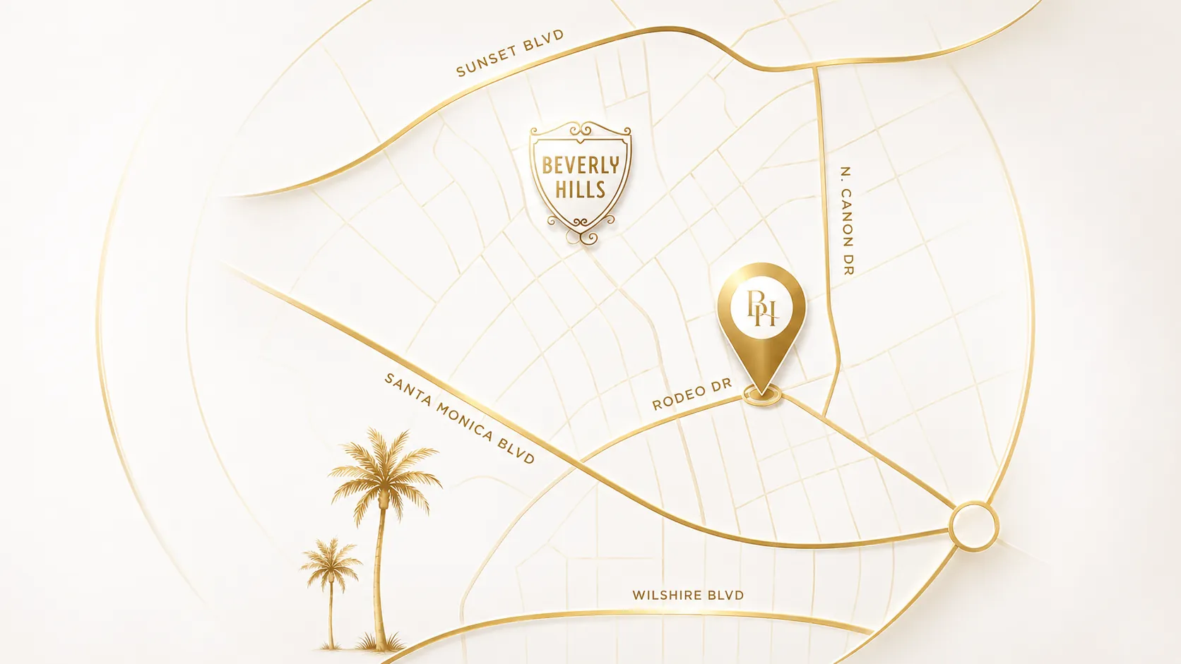Elara Medspa MedSpa Beverly Hills location map outline